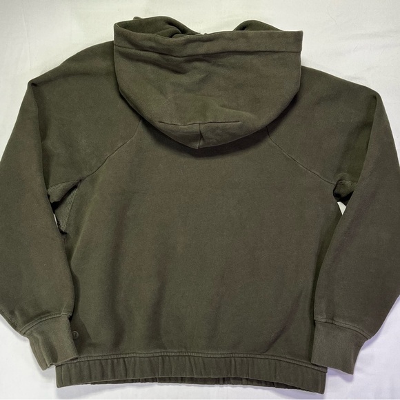 Lululemon Warm For Winter Hoodie Sweatshirt Dark Olive Green - 6 - Picture 8 of 8